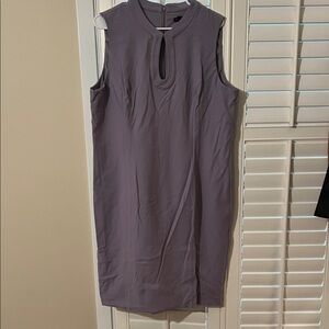 White House Black Market Sleeveless Lavender Midi Dress